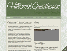Tablet Screenshot of hillcrestguesthouse.org.uk